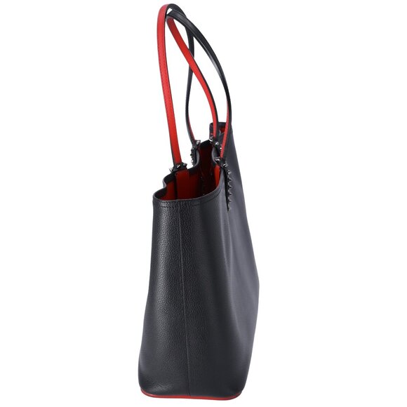 Christian Louboutin Cabata Large Tote Bag Black Leather + Pouch - Picture 2 of 6